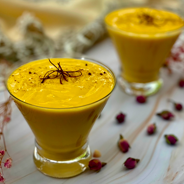 Mango Lassi with Kaffir Lime